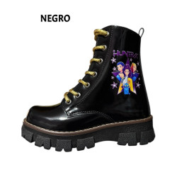 BOTAS NIÑA CHAROL B7-KPOP BY PIERRE