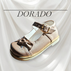 ZAPATO CHAROL MOÑO PERLA ARLYN