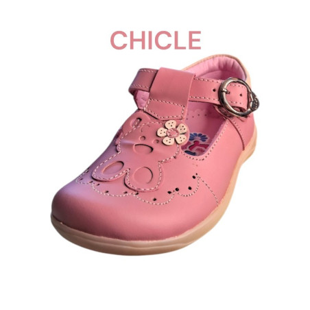 ZAPATO NIÑA PECHERA OSO MD412 LIZY