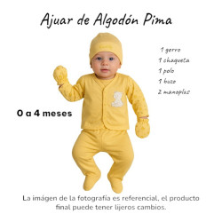 AJUAR ESTAMPADO ALG BABY PERLITA