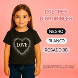 POLO NIÑA CR MC LOVE DAMARIS