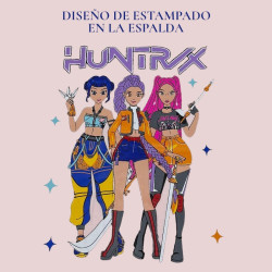 POLO NIÑA CR MC  K-POP  HUNTR/X DAMARI