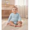 BODY DE BEBE TALLA 2 CELESTE OSITO
