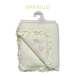 COLCHA ALG PIMA CON NAPA REV. BEBE BELEN