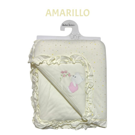 COLCHA ALG PIMA CON NAPA REV. BEBE BELEN