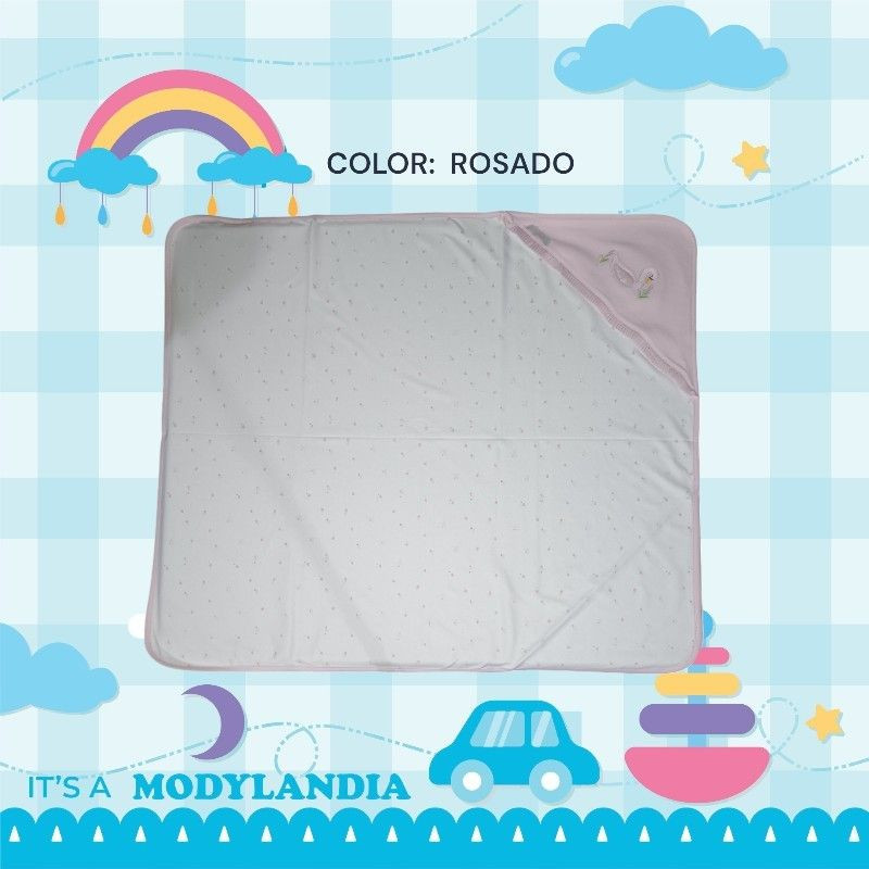 COLCHA ALG PIMA + P.INGLES BURBUJITAS