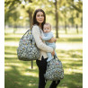 BOLSA PAÑALERA FLORES 2PZ BABY SKY