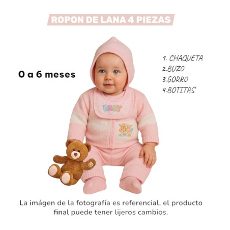 ROPON LANA BABERO BORDADO YULY