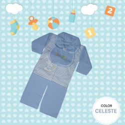 ROPON POLAR LISTADO 4 PIEZAS CACHETITOS