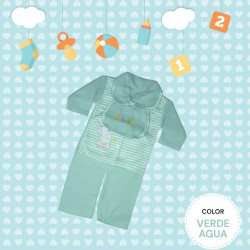 ROPON POLAR LISTADO 4 PIEZAS CACHETITOS