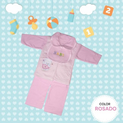 ROPON POLAR LISTADO 4 PIEZAS CACHETITOS