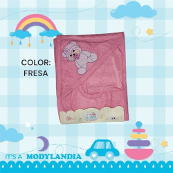 TOALLA FELPA+PEINE ESTUCHE  VILCA