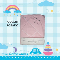 TOALLA FELPA 2PZ BABY BURBUJITAS