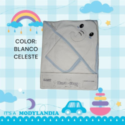 TOALLA FELPA 2PZ BABY BURBUJITAS