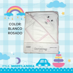 TOALLA FELPA 2PZ BABY BURBUJITAS