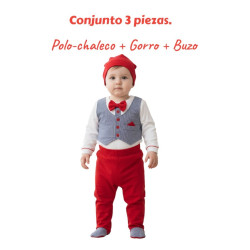 CONJ CAJA ALG CHALECO BABY BEHANA