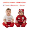 CONJUNTO CAJA BEBE 3PZ ELEFANTE GERINAYE