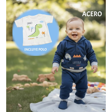 CONJUNTO DE BEBE JACKARD DINO GERINAYES