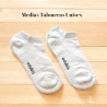 MEDIAS BLANCAS TALONERAS UNISEX ADUBIS