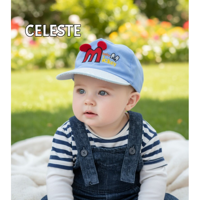 GORRA BEBE POPELINA MICKEY
