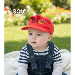 GORRA BEBE POPELINA MICKEY