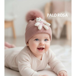 GORRA NIÑA LANA OSITO TALLA 1-6 YEAR