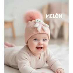 GORRA NIÑA LANA OSITO TALLA 1-6 YEAR