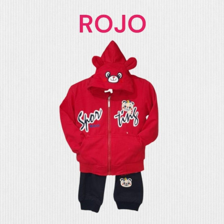 CONJ ALG 3 PZAS OSO SPORTINJ S7157 MODA