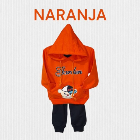 CONJ ALG 3 PZAS OSO GARDEN S7187 MODA LU