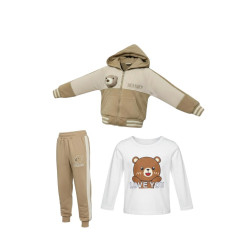 CONJ NIÑO ALGODÓN MILANO YF 2457 BEARBOY