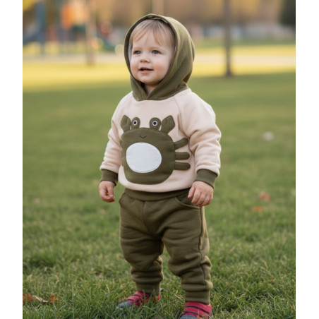 CONJ FRANELA NIÑO 2 Pz CANGREJO IMPORT 