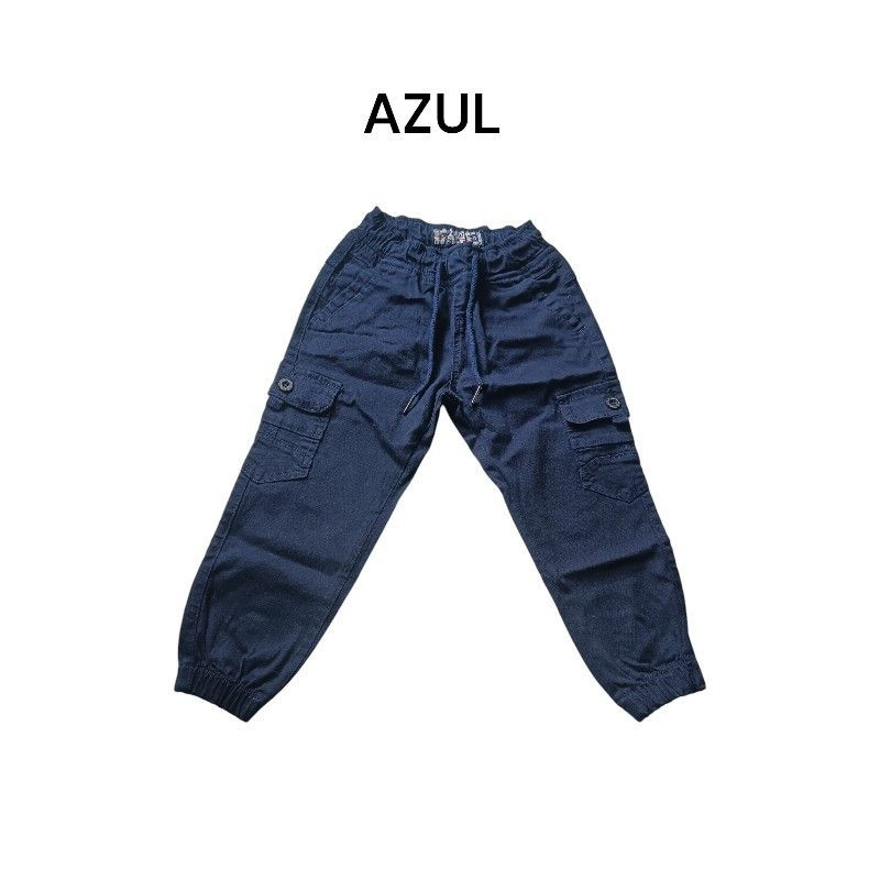 JOGGER DRIL CARGO HUELLAS MD JESUS