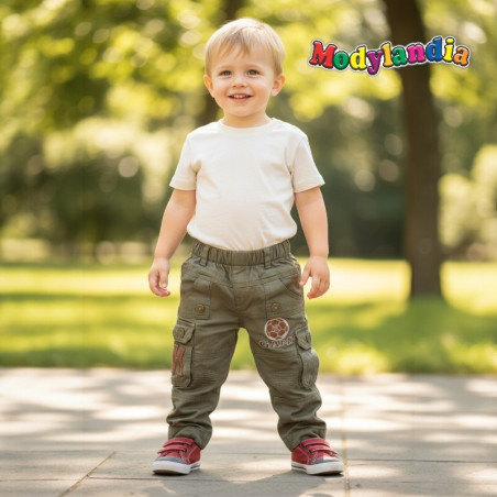 PANT DRILL IMP.FORRO GAME  XH-179 VI-MAS