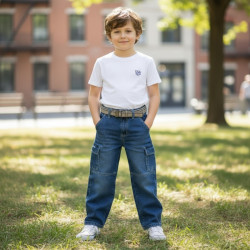 PANT JENS NIÑO CARGO JHONKERS