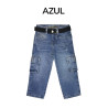 PANT JEANS CARGO NIÑO YAHIR 25