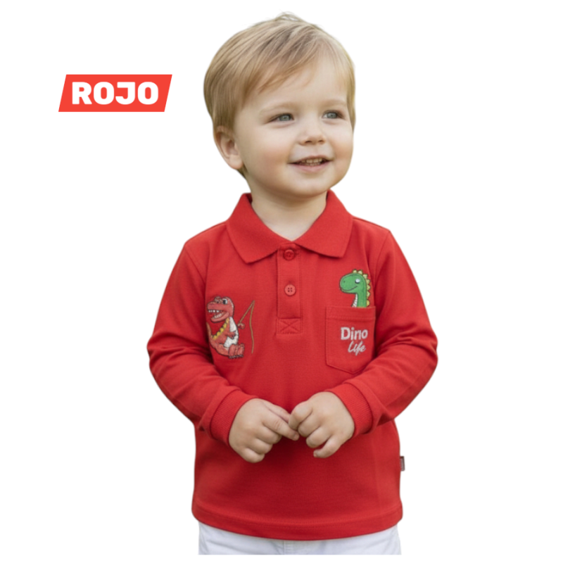 POLO NIÑO CC ML DINO LIFE BABY KILI