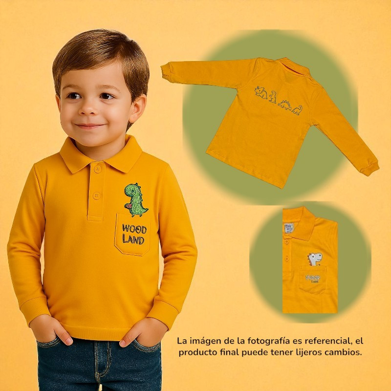 POLO NIÑO CC ML WOOD LAND BABY KILY