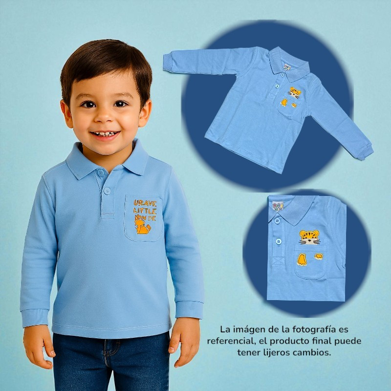 POLO NIÑO CC ML TIGRE BABY KILY
