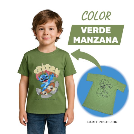 POLO NIÑO CR MC PIMA STITCH ALLISON