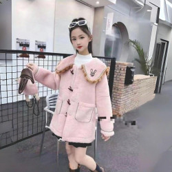 ABRIGO NIÑA PELUCHE + MOCHILA MUGUO J