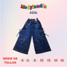 PANT JEANS NIÑA CARGO CORAZON SONRISITAS