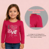 POLO NIÑA CR ML LOVE GRACIOSITAS