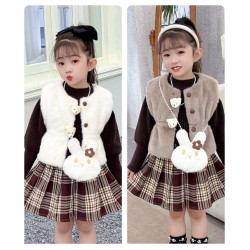 CONJUNTO ZARAI FALDA+CHALECO 4 PZ