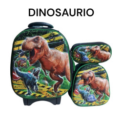 MALETA ESCOLAR 3PZAS CON LUCES