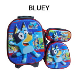 MALETA ESCOLAR 3PZAS CON LUCES