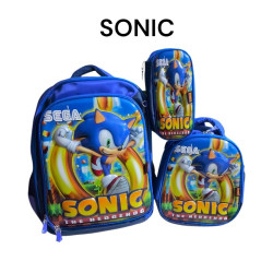 MOCHILA ESCOLAR 3PZ TAMAÑO OFICIO