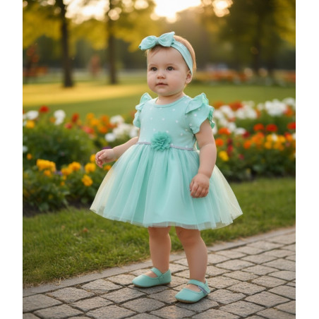 CONJ CAJA 4 PZ VESTIDO PUNTOS HAPPY GU