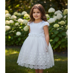 VESTIDO DE NIÑA ENCAJE BIPIUR