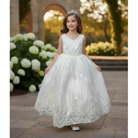 VESTIDO DE FIESTA PERLA GABRIELA