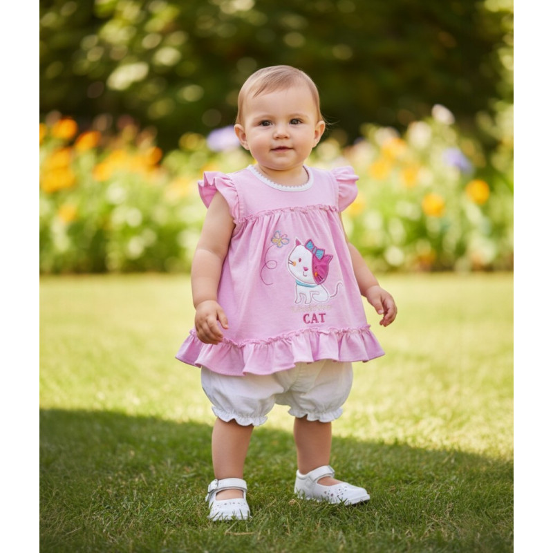 VESTIDO ALG TALLA 0 ROSADO CAT